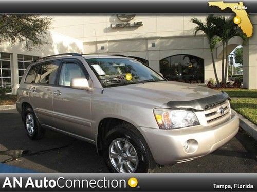 Toyota highlander sport w/3rd row one owner