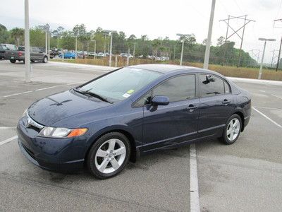 2006 honda civic ex 1.8l 4cyl. fwd leather moonroof alloy fuel economy l@@k