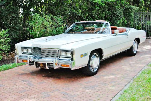 1978 cadillac eldorado biarritz convertible conversion just 25,318 miles a must