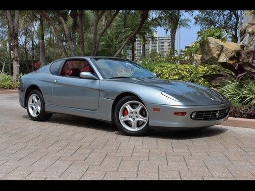 2001 ferrari 456 m gt 6 speed manual gray fully serviced