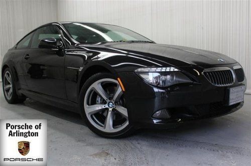 2010 bmw 650i navigation front and rear park assist one owner sport package