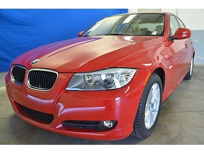 Red 328i 3.0l nav certified one owner tan leather navigation mp3 navi 1