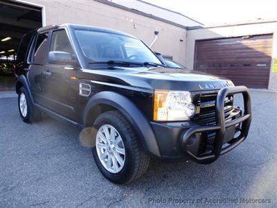 2008 land rover lr3 se7 nav,navigation, 3 roofs, 3rd row, black,only 20k miles