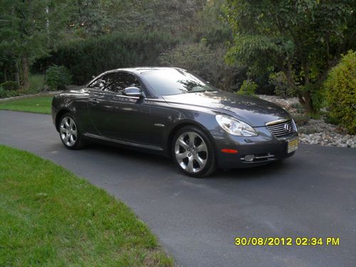 2008 lexus sc430 base convertible 2-door 4.3l (pebble beach addition!)
