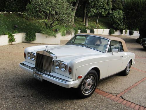 1988 rolls-royce corniche ii convertible - 21,000 miles - impeccable!!!!