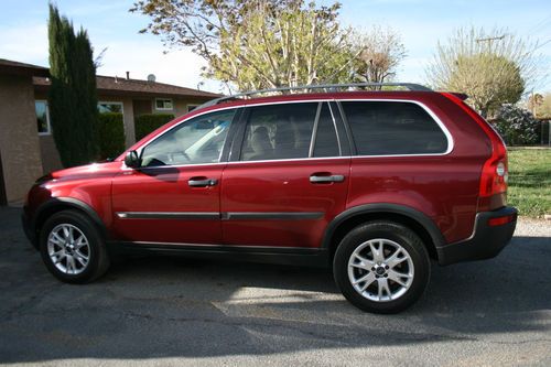 2004 volvo xc90 2.9l turbo t6 awd luxury suv wagon 18" wheels low miles! no res!