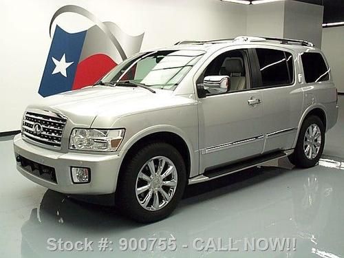 2008 infiniti qx56 sunroof nav dvd rear cam 20's 62k mi texas direct auto