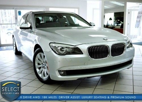 1 owner 750li xdrive awd driver assistance luxury cold weather pkg 18k miles
