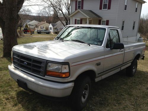 1996 ford f-150 xl standard cab pickup 2-door 4.9l no reserver dual tank