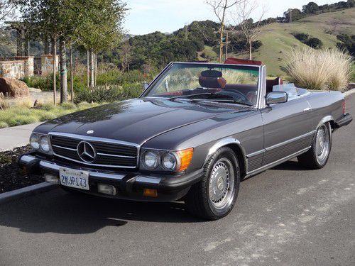 1985 mercedes 380sl convertible california car no rast roadster