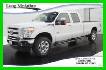 12 lariat! 6.7 v8 diesel! crew cab! 4x4! sat radio! leather! sync! msrp $58,555