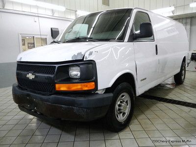 2005 chevy express work van clean carfax new tires no reserve cargo van