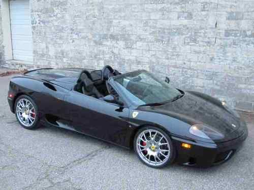 Spider 360 triple black 6 speed convertible