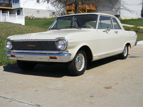 1965 chevy 2 nova two door sedan 100% all original paint,interior,rust free