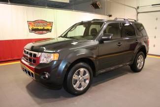 2009 ford escape limited fwd sunroof heated leather gray black chrome wheels