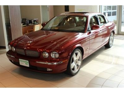 06 2006 jaguar xjr supercharged 51k radiance red