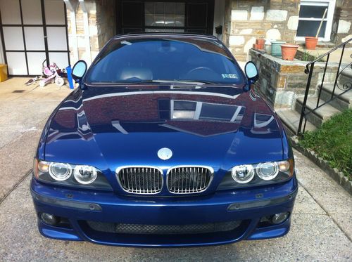 2001 bmw m5 lemans blue sedan 5.0l dinan performance package 525hp many upgrades