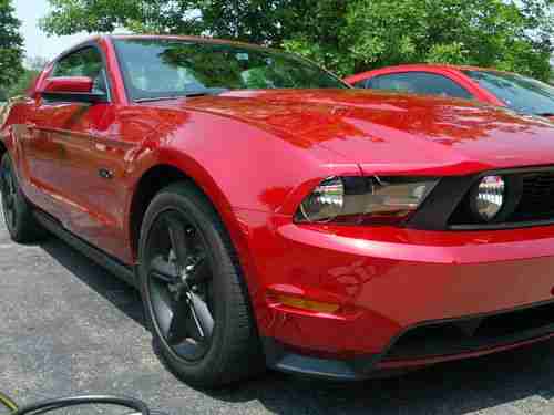 2011 Ford Mustang GT Premium, Low Miles, Red Candy Metallic, image 3