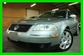 Vw passat glx 05 wagon 4-motion roof-leathr-wood loaded! xlnt! runs 100% no res