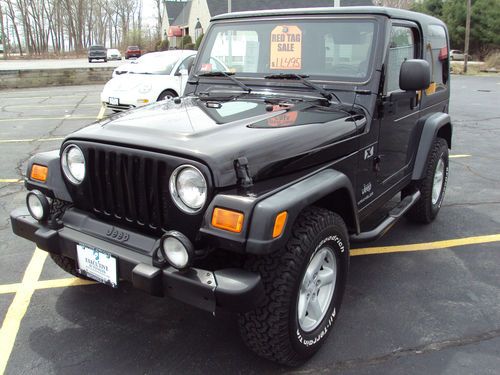 03 wrangler x 4x4 black auto, a/c