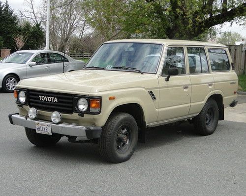 1985 toyota land cruiser suv four door 4 speed manual 155k