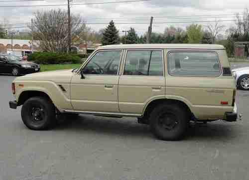1985 TOYOTA LAND CRUISER SUV FOUR DOOR 4 SPEED MANUAL 155K, image 2
