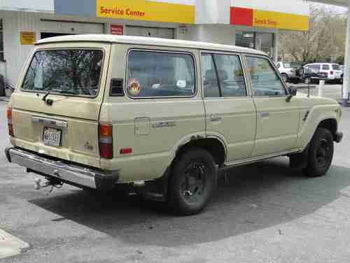 1985 TOYOTA LAND CRUISER SUV FOUR DOOR 4 SPEED MANUAL 155K, image 3