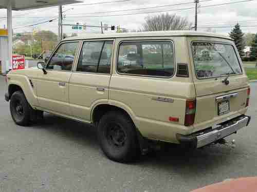 1985 TOYOTA LAND CRUISER SUV FOUR DOOR 4 SPEED MANUAL 155K, image 4