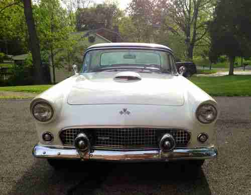 1955 Ford Thunderbird ( Cadillac Diamond Dust White w/ Pearl ), US $32,500.00, image 3