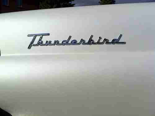 1955 Ford Thunderbird ( Cadillac Diamond Dust White w/ Pearl ), US $32,500.00, image 4