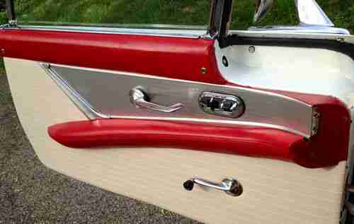 1955 Ford Thunderbird ( Cadillac Diamond Dust White w/ Pearl ), US $32,500.00, image 8