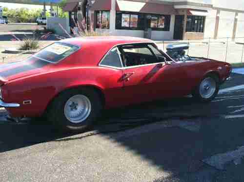 1968 Chevy Camaro 383 Super Charged Stroker 9 Second Street Legal Drag Car, image 11