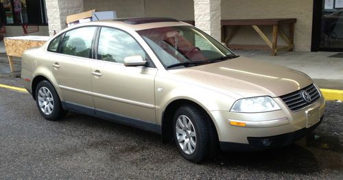 2003 dohc tubo charged volkswagen passat gls sedan 4-door 1.8l w/autostick