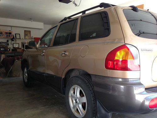 2002 hyundai santa fe lx sport utility 5-door 2.7l, one owner, great car!!