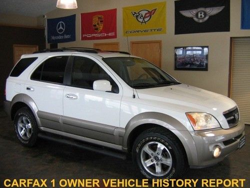 2003 kia sorento ex 4x4 heated leather cd sun roof alloy history report 04 05 06