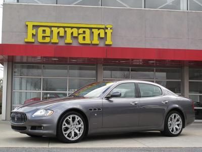 2010 maserati quattroporte luxury performance sedan/ grigio alfieri