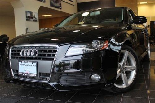 2011 audi a4 premium plus one owner 18" five spoke wheels dark walnut wood