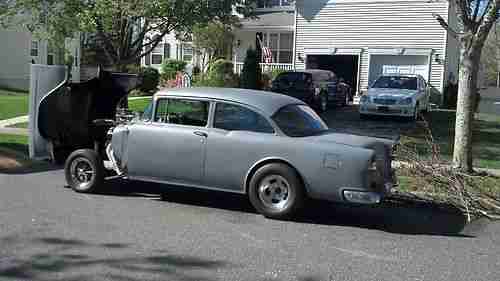 1955 CHEVY GASSER TWO LANE BLACK TOP STRAIGHT AXLE I BEAM 468 BBC 4 SPEED 55 NR, image 4