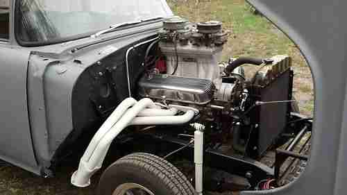 1955 CHEVY GASSER TWO LANE BLACK TOP STRAIGHT AXLE I BEAM 468 BBC 4 SPEED 55 NR, image 9