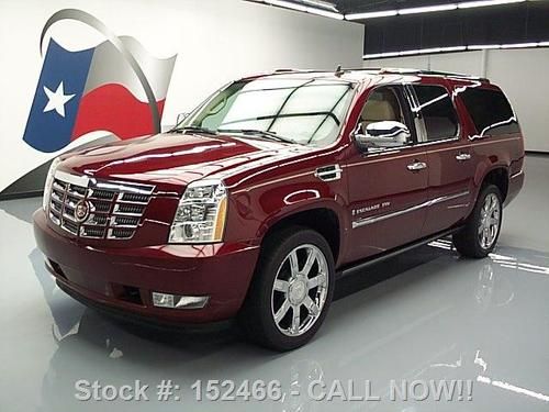 2008 cadillac escalade esv awd sunroof nav dual dvd 42k texas direct auto