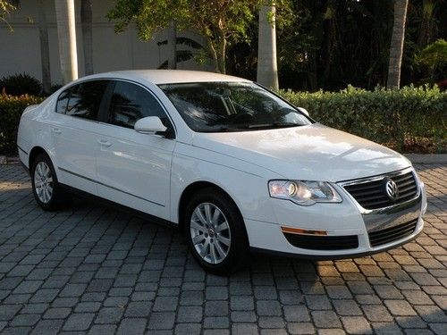 08 passat turbo sedan tiptronic automatic sunshades candy white  florida owned