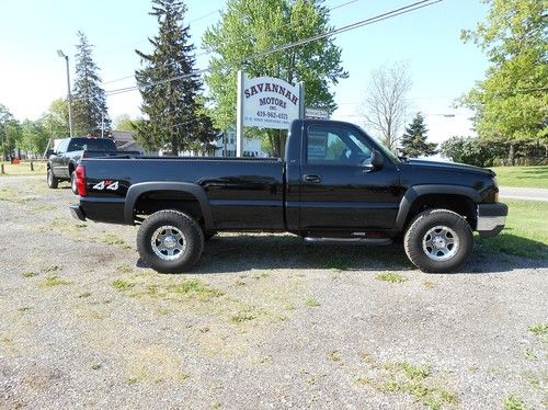 2007 chevrolet 2500hd 4x4 regular cab pickup hd 6.0 gas automatic a/c l@@k