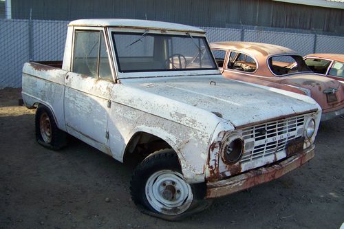 1966 ford bronco half cab uncut needs restoration