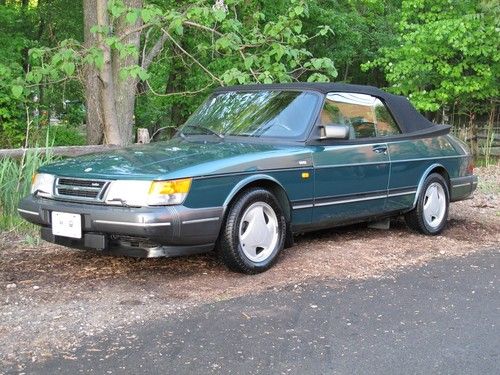 1992 saab 900 turbo convertible  5spd