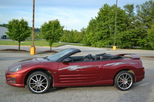 2001 mitsubishi eclipse spyder gt convertible 2-door 3.0l