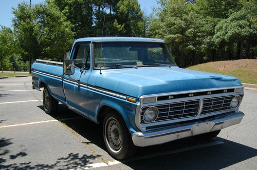 1973 ford f100 custom p/u truck