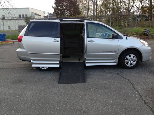 Van wheelchair handicap ims power ramp toyota sienna 2005 le engine 3.3 romote