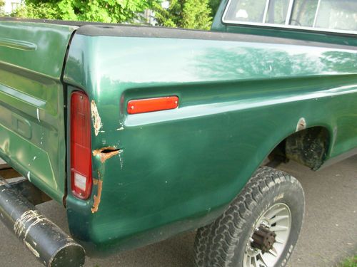 1978 Ford F-250 4x4 Green 390 V8, image 4