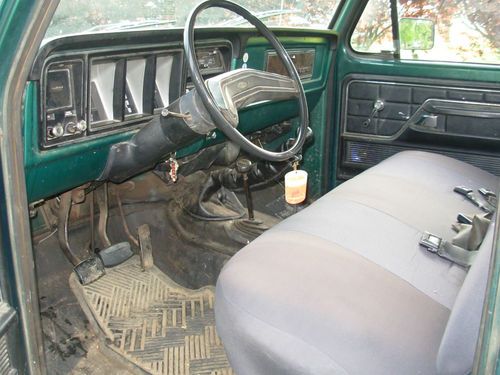 1978 Ford F-250 4x4 Green 390 V8, image 8