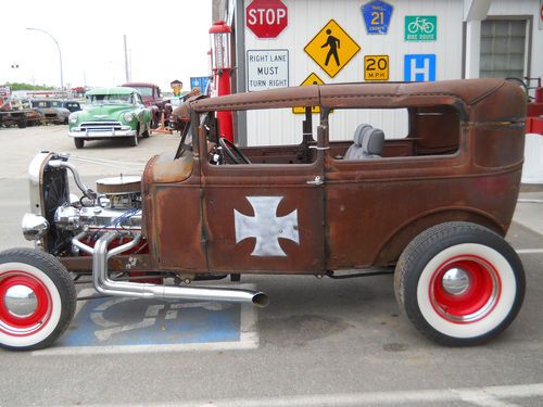 1931 ford model a street rod rat rod tudor sedan 350 v8 auto